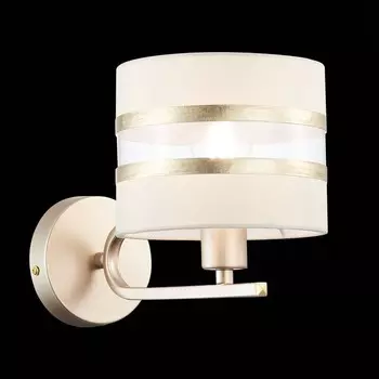 Светильник настенный Evoluce. SLE300201-01. Almese. 1х40 Вт, E14, 15х20 см, цвет шампань