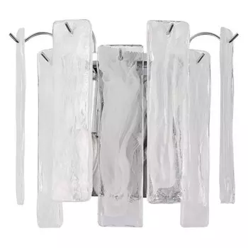 Светильник настенный Glowice 2xE14 40Вт, размер 25x14x23 см, цвет хром