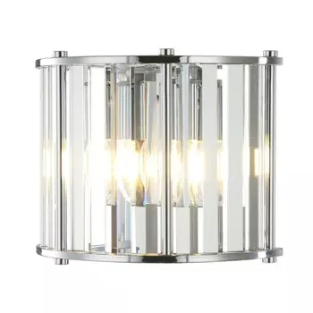 Светильник настенный хрустальный Washer 2xE14 40Вт, размер 27x13,5x21,8 см, цвет хром