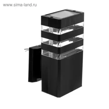 Светильник настенный Luazon Lighting 1хE2760 Вт «Стиль», пластик, вверх, черный