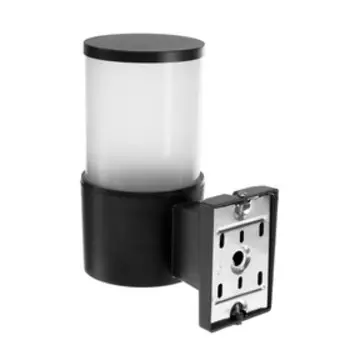 Светильник настенный Luazon Lighting 1хE2760 Вт «Матовый», пластик, вверх, черный