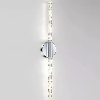 Светильник настенный Odeon Light. Aletta, 6Вт, Led, 710 мм, цвет хром, прозрачный