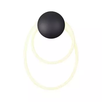 Светильник настенный Odeon Light. Corda, 1х20Вт, Led, 780х590 мм, цвет чёрный