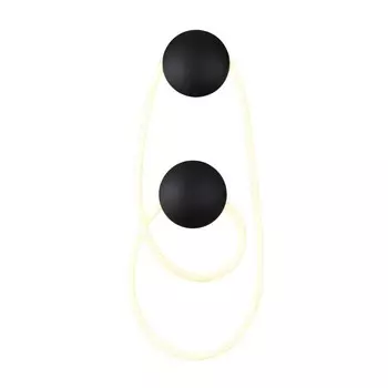 Светильник настенный Odeon Light. Corda, 1х25Вт, Led, 860х430 мм, цвет чёрный