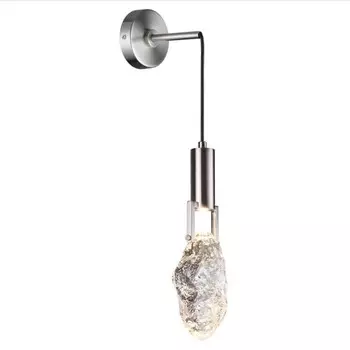 Светильник настенный Odeon Light. Lia, 1х5Вт, Led, 510х190х85 мм, цвет матовый никель