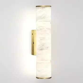 Светильник настенный Odeon Light. Marbella, 12Вт, Led, 404х80х80 мм, цвет под латунь, белый