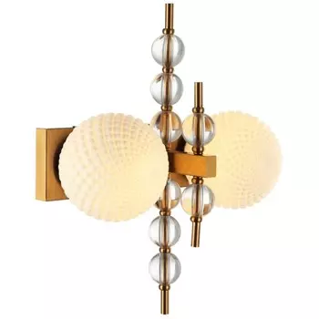 Светильник настенный Queenly 2xE27 40Вт, размер 20x35x46 см, цвет бронза