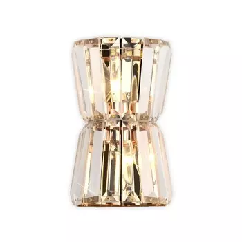 Светильник настенный с хрусталём Ambrella light, Traditional, TR5219, E14, цвет золото