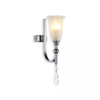 Светильник настенный с хрусталём Ambrella light, Traditional, TR3253, 1хE14, цвет хром