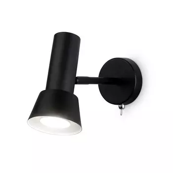 Светильник настенный с выключателем и сменной лампой Ambrella light, Move, TA13129, GU10, цвет чёрный