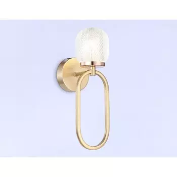 Светильник настенный со сменной лампой Ambrella light, Crystal, TR5424, G9, цвет золото