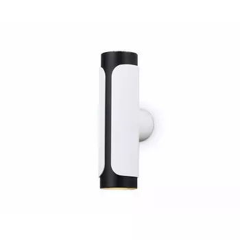 Светильник настенный со сменной лампой Ambrella light, Techno family, TN51614, 2хGU10, цвет белый, чёрный