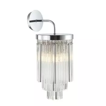 Светильник настенный Style rain 1xE14 40Вт, размер 20x25x47,5 см, цвет хром