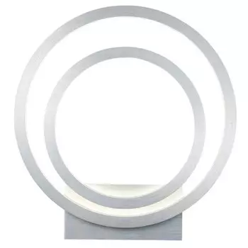 Светильник настенный светодиодный Planetary 2xLED 18Вт, размер 30x5,5x30 см, цвет хром