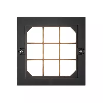Светильник настенный уличный Escada, 30001W/01LED. 1х6Вт, LED, 380Лм, 3000К, 135х135х32 мм, цвет чёрный