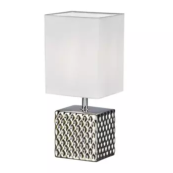 Светильник настольный Escada, 10150/L Silver. 1х40Вт, E14, 130х110х300 мм, цвет серебро
