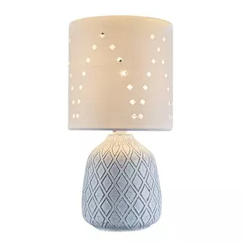 Светильник настольный Escada, 10181/T White. 1х40Вт, E14, 153х153х205 мм, цвет белый/белый плафон
