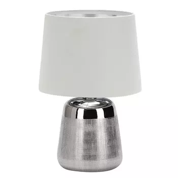 Светильник настольный Escada, 10199/L Chrome. 1х40Вт, E14, 200х200х300 мм, цвет хром/белый