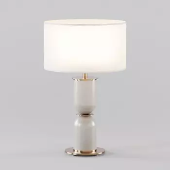 Светильник настольный Eurosvet Caprera 01153/1, E27, 1х40Вт, 260х260х460 мм, цвет латунь