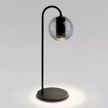 Светильник настольный Eurosvet Cobble 80508/1, LED, 6 Вт, 4000К, 436Лм, 190х190х550 мм, цвет чёрный