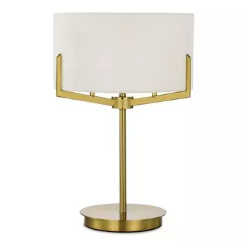 Светильник настольный Evoluce. SLE3010-304-02. Linton. 2х60 Вт, E27, 33х33х48,8 см, цвет латунь