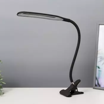 Светильник настольный на прищепке «Офисный черный» 24LED USB 117.560.5 см