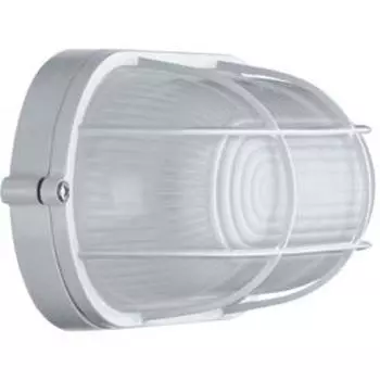 Светильник Navigator NBL-O2, Е27, 60 Вт, 220 В, IP54, овал, с решёткой, белый