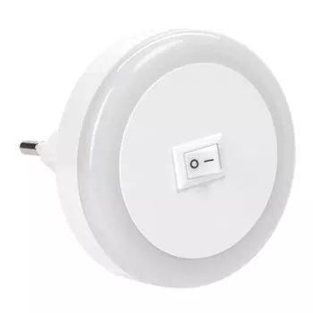 Светильник-ночник 006 круг 220В IEK LDNN0-006-RD-P-00-S-K01