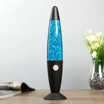 Светильник ночник «Лава» Е14 25 Вт от сети 220 В черный 9935 см.