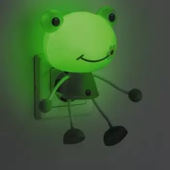 Светильник-ночник «Лягушка», 4LED, 0,5Вт, 10x10x15 см