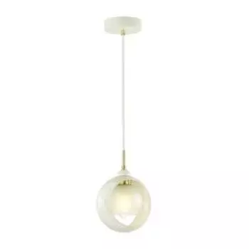 Светильник NOELLE, 1x40Вт E14, цвет белый, золото, IP20