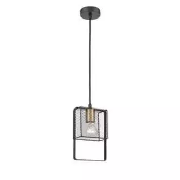 Светильник Nota, 1x60Вт E27, цвет чёрный, золото