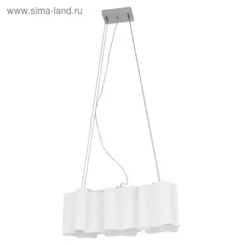 Светильник NUBI 3х40Вт E27 хром, белый 54x20x120см