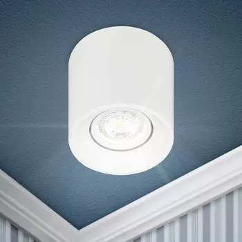 Светильник OL25-1 WH MR16/GU5.3, белый, 1х11Вт 9,6х9,6х9,6 см