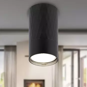 Светильник OL31 BK MR16 1х12Вт GU10 IP20 чёрный 5,5х5,5х10