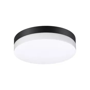 Светильник Opal, 1x18Вт LED, 4000K, 1700лм, IP54, цвет чёрный