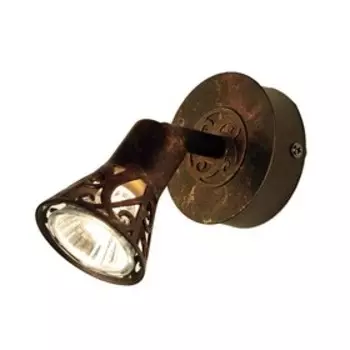 Светильник «Орегон», 1x50Вт GU10, антик 14x9,5x11 см