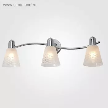 Светильник Organic 3x40Вт E14 хром