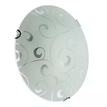 Светильник Ornament 2x60W E27 хром 30x30x8 см