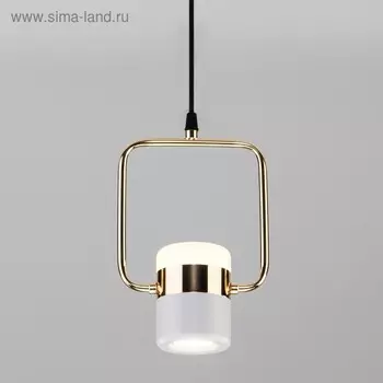 Светильник Oskar, 9Вт LED, 4200К, 380лм, цвет золото,чёрный