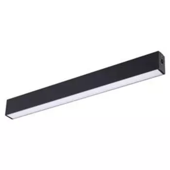 Светильник OVER, 12Вт LED, 4000К, 1100лм, цвет чёрный