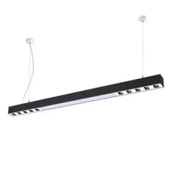 Светильник OVER, 15+2x5Вт LED, 4000К, 1659лм, цвет черный