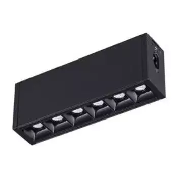 Светильник OVER, 6Вт LED, 4000К, 500лм, цвет чёрный