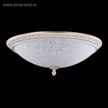 Светильник Pascal 4x40W E27 белое золото 47x47x20см