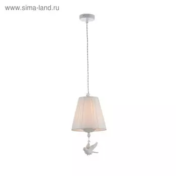 Светильник Passarinho 1x40Вт E14, белый 18x18x32 см