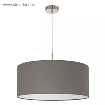 Светильник PASTERI 1x60Вт E27 никель, кремовый 53x53x110см