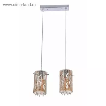 Светильник Patrik 2x60Вт Е27 хром