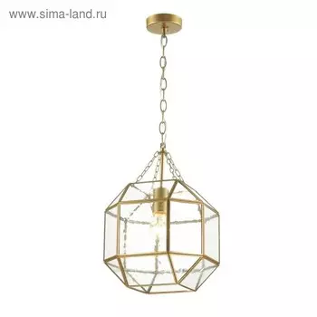 Светильник Paullus 1x60Вт E27, золото 27,5x27,5x40 см