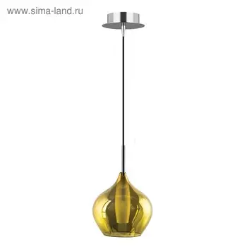 Светильник PENTOLA 1х25Вт G9 хром, оливковый 20x130см