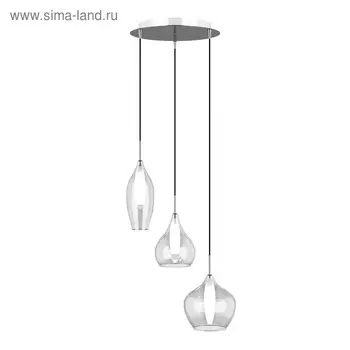 Светильник PENTOLA 3х25Вт G9 хром 40x150см